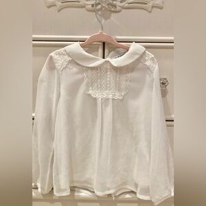 Mayoral classic lace collared blouse-Size 3-4T